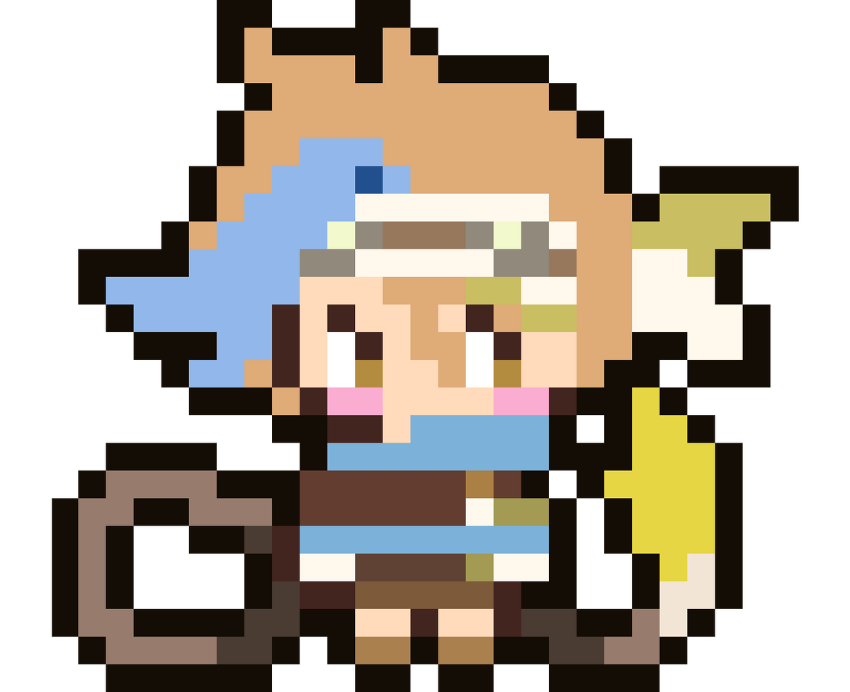 Komaki Pixelart-Schlüsselanhänger aus Bügelperlen