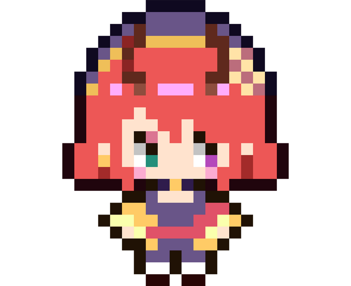 Liara Zabulus Pixelart-Schlüsselanhänger aus Bügelperlen